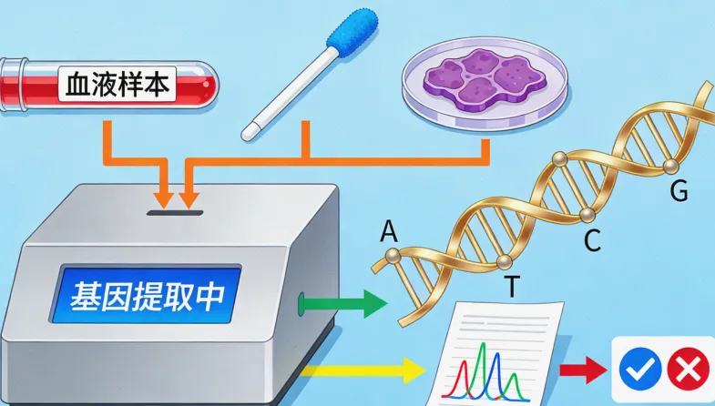 脑胶质瘤基因检测核心分子标志物示意图