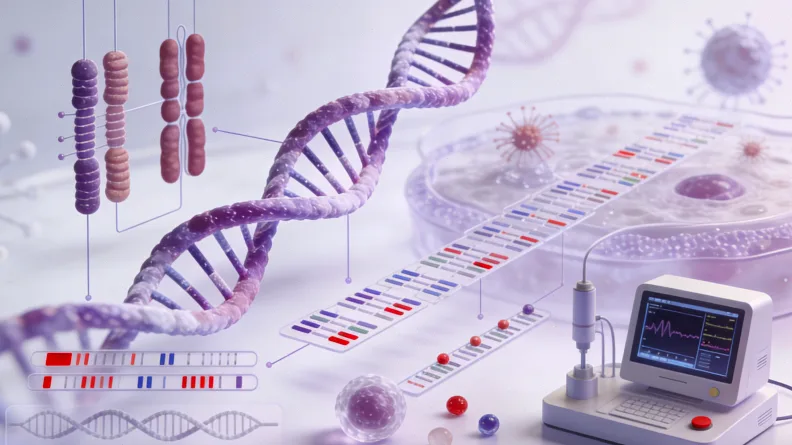 脑肿瘤基因检测核心流程示意图