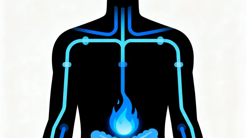HPV病毒与宫颈细胞关系示意图