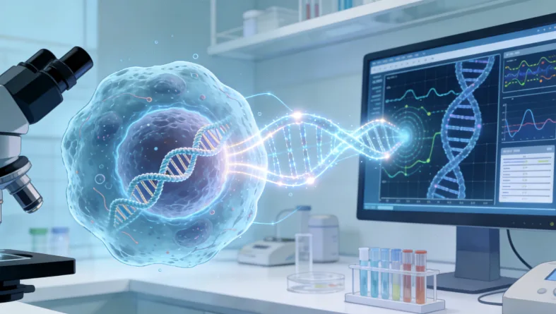 基因检测采样(抽血)示意图