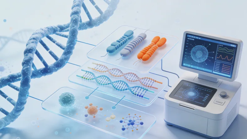 胃癌基因检测核心流程示意图