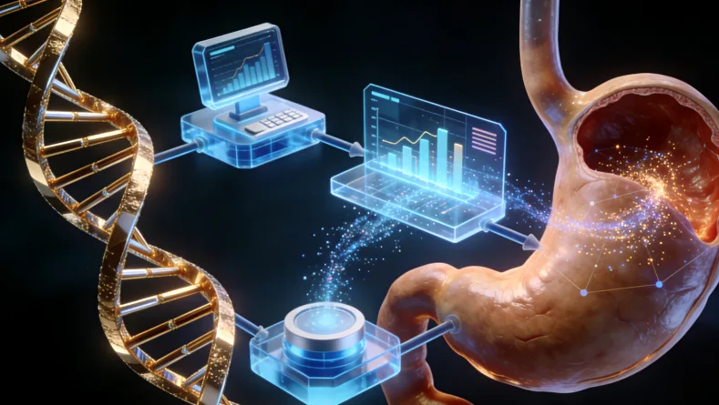 宫颈癌基因检测采样刷示意图