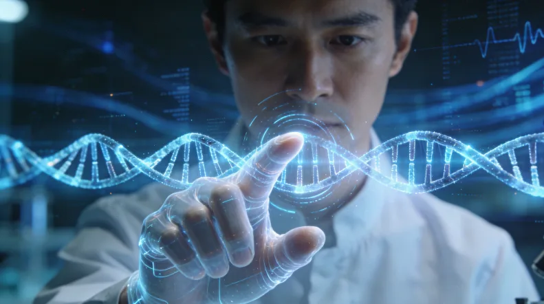 基因检测采样流程示意图