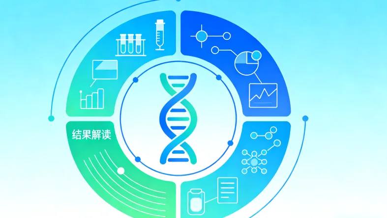 基因检测实验室内部工作场景