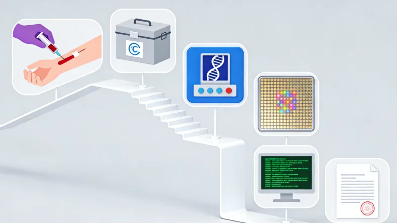 基因检测报告关键部分解读示例图