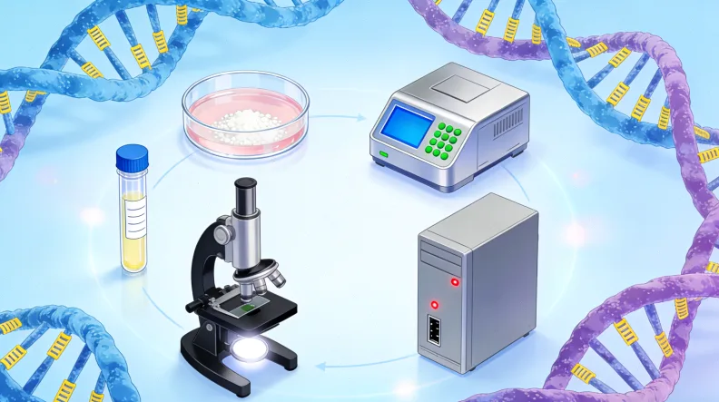 肠癌基因检测报告样本示意图