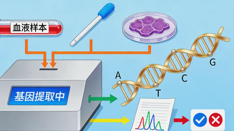 脑胶质瘤基因检测核心指标关系图