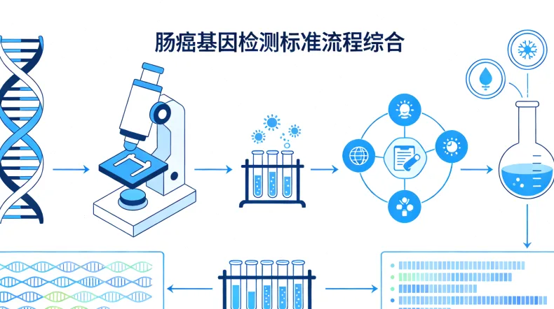 肿瘤组织与血液基因检测流程对比图