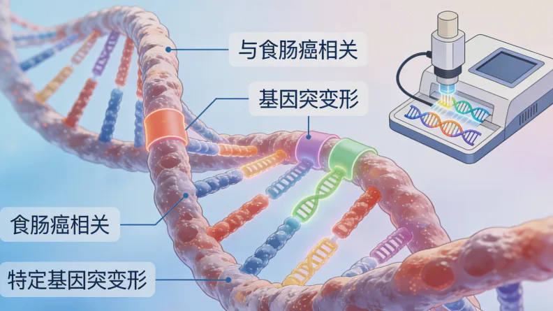 子宫内膜癌基因检测核心流程示意图