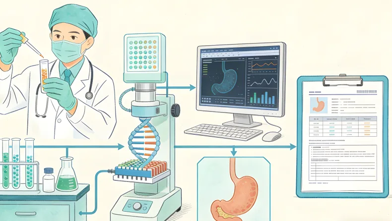 甲状腺结节细针穿刺采样示意图