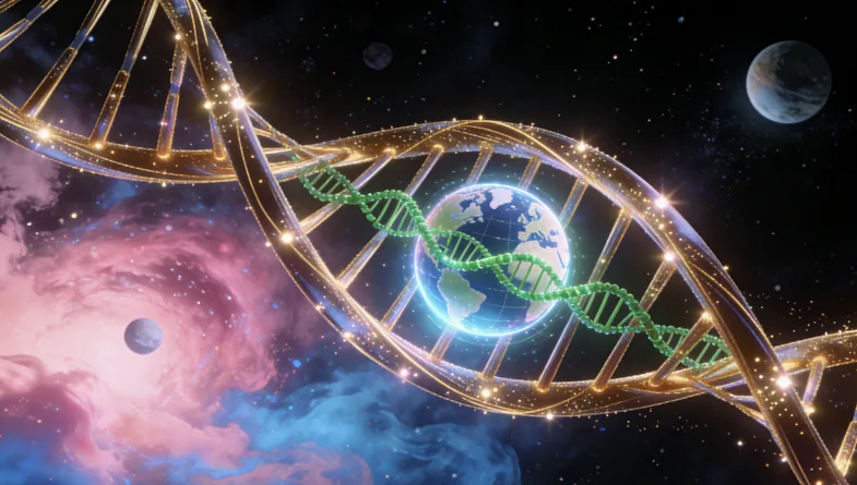 专业遗传咨询师与客户面对面沟通场景