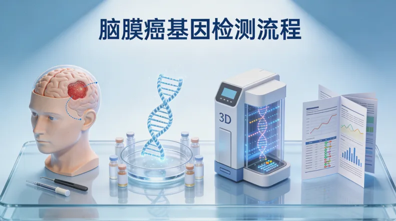 肉瘤基因检测全流程示意图