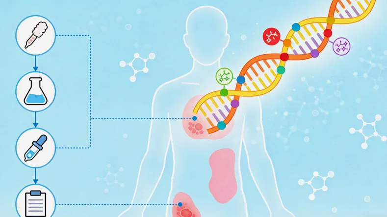 遗传咨询师与患者沟通示意图