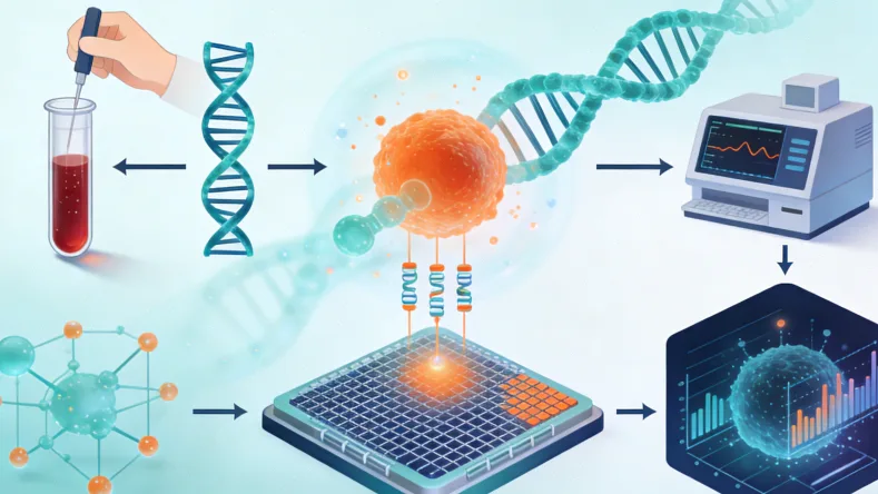 基因检测从采样到报告的全流程步骤图