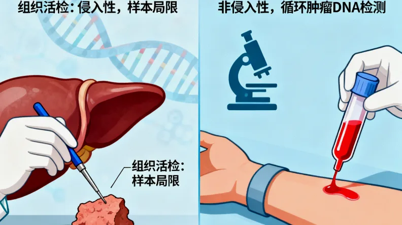肉瘤基因检测核心流程示意图