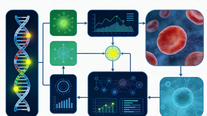 白血病基因检测全流程示意图