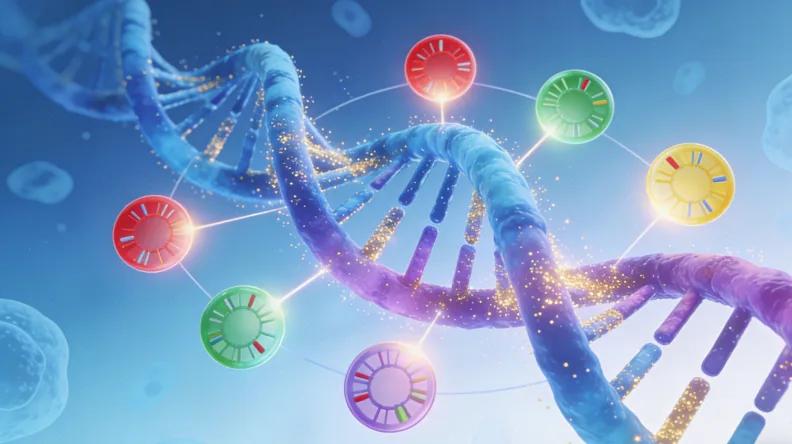 染色体核型分析与FISH检测原理对比图