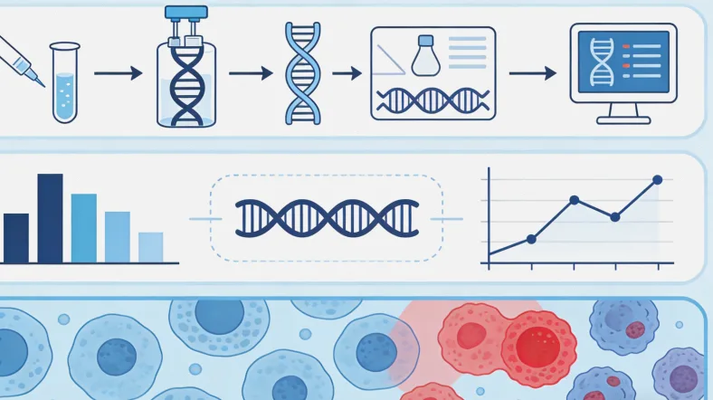 基因测序实验室工作场景
