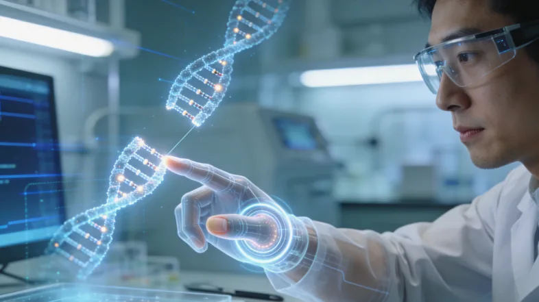 前列腺癌基因检测核心流程示意图