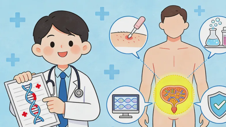 卵巢癌遗传基因检测核心价值示意图