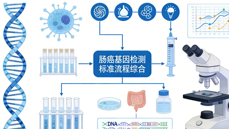 胰腺癌基因检测全流程示意图