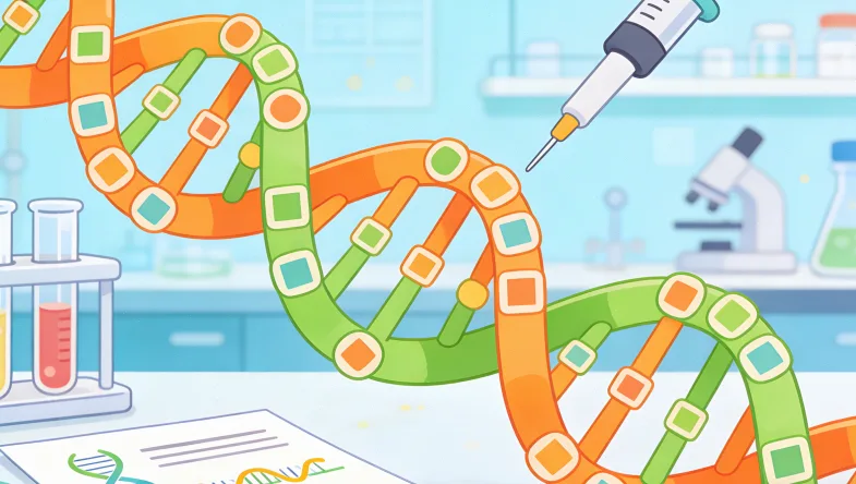 基因测序实验室内部工作场景