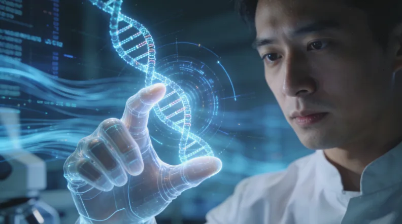 肺癌基因检测全流程示意图