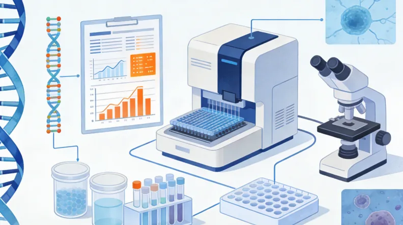 基因测序实验室内部工作环境