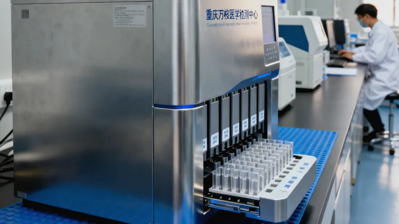 鼻咽癌基因检测抽血采样现场示意