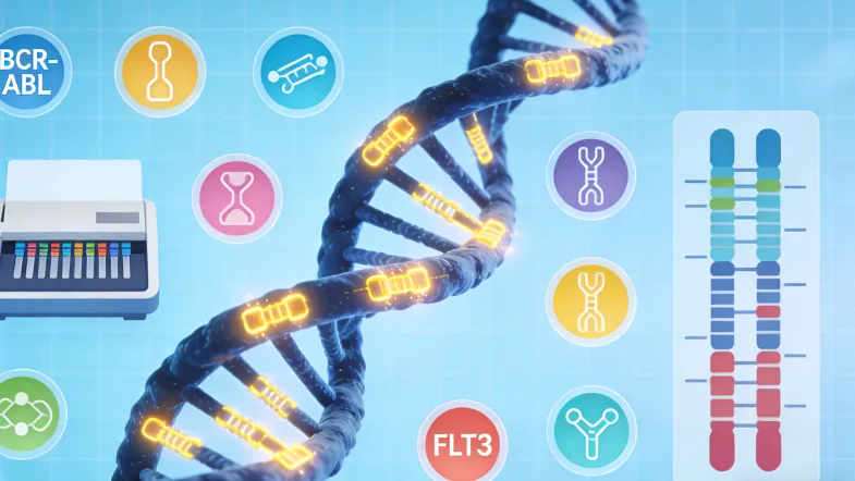 脑膜瘤基因检测核心基因示意图