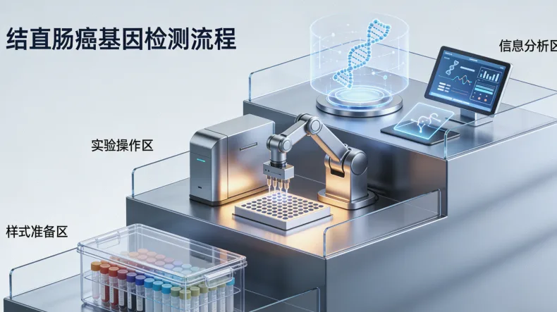 基因检测采样（抽血）示意图