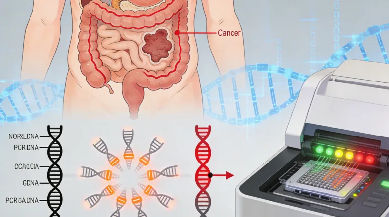 结直肠癌基因检测核心靶点示意图