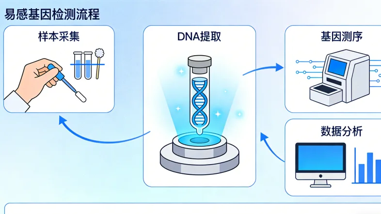 实验室技术人员进行基因测序操作