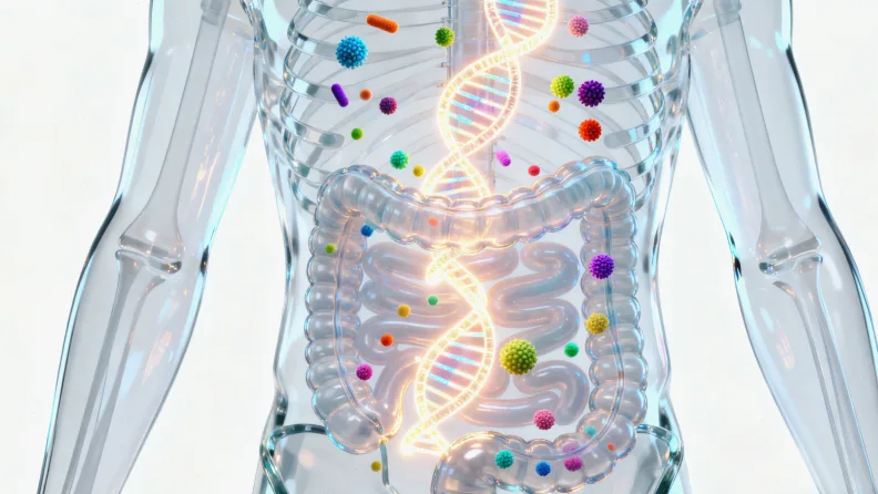 专业人员进行静脉血样本采集示意