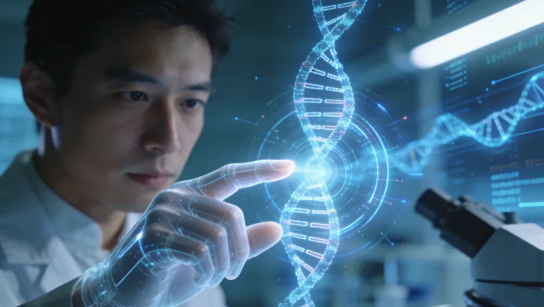 基因检测办理流程步骤示意图