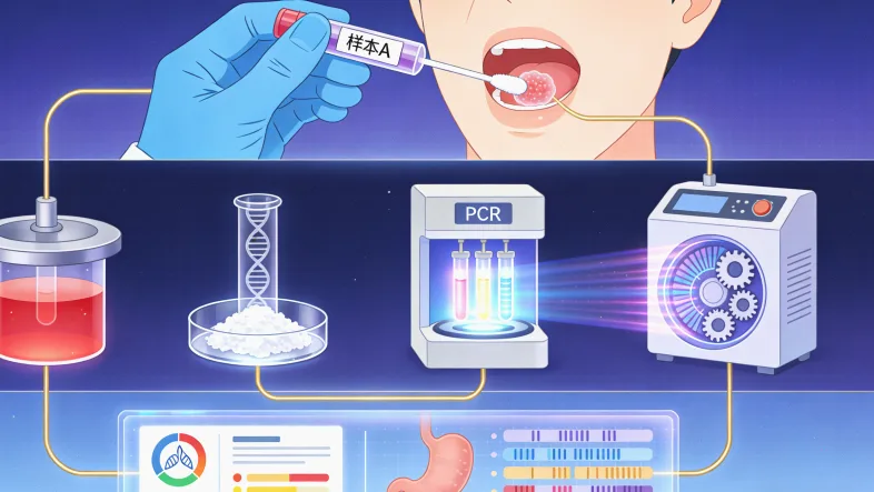 肿瘤组织样本与血液样本采集场景