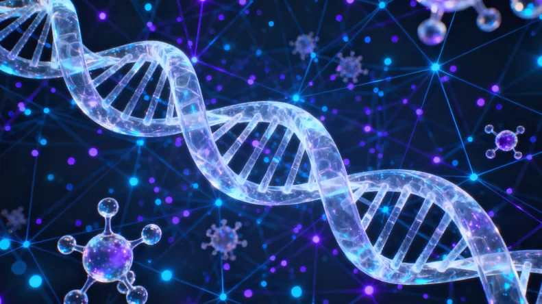 肠癌基因检测核心基因与靶向药关系示意图