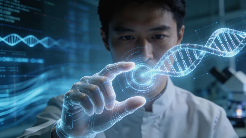 专业人员进行血样采集操作示意