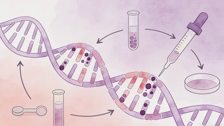 淋巴瘤基因检测全流程示意图