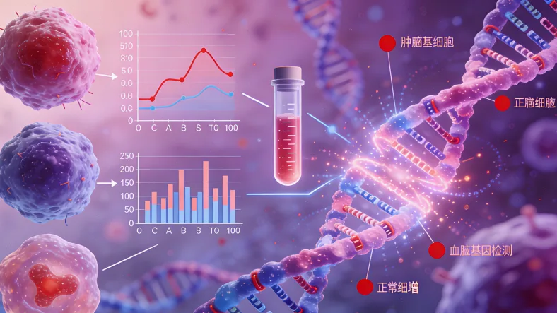 肿瘤组织与血液样本采集对比图
