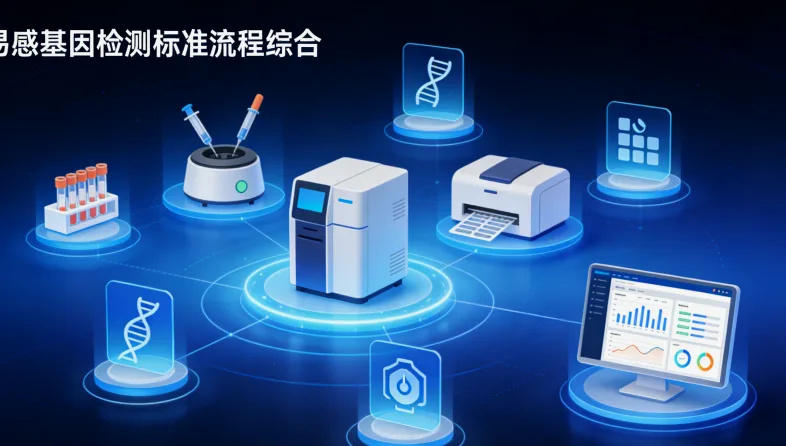 FISH检测显示染色体易位结果图