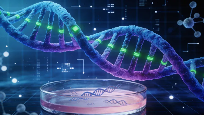 基因检测报告关键信息示意图