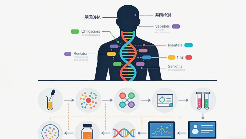 遗传咨询师与患者沟通示意图