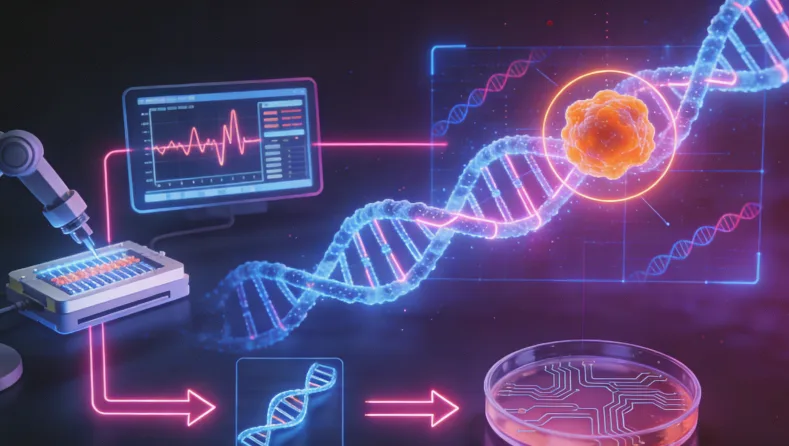 淋巴瘤基因检测全流程示意图