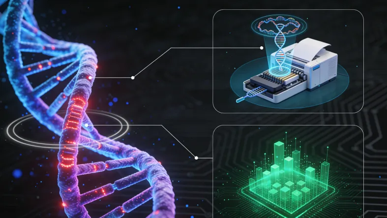 基因检测抽血采样示意图