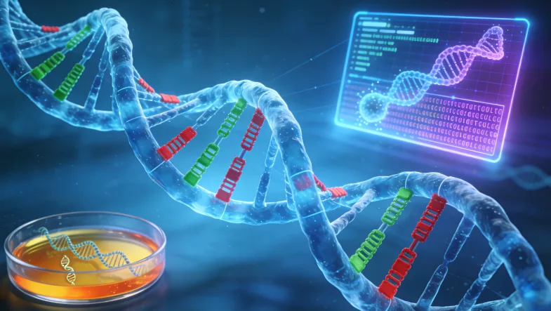 基因检测报告核心部分标注图