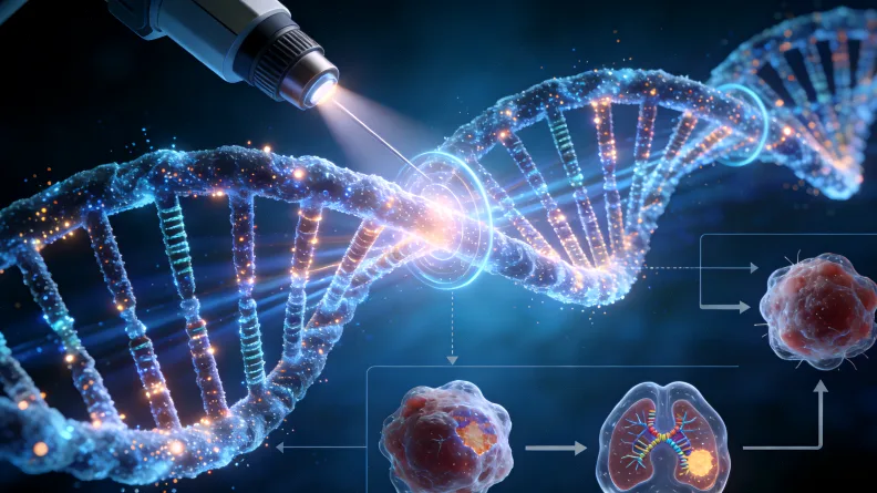 结直肠癌基因检测全流程示意图