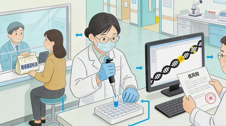 骨髓穿刺样本采集操作场景