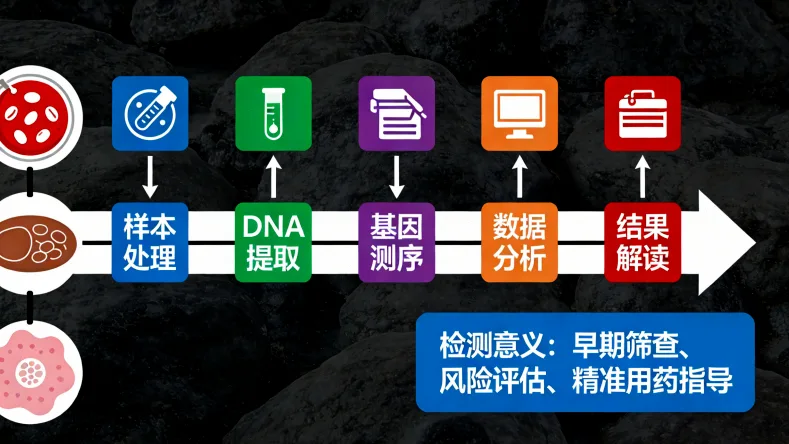 基因测序实验室内部工作场景