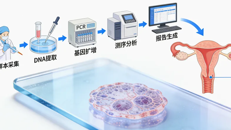 肝癌基因检测报告重点部分示例图